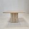 Italian Coffee or Side Table in Travertine, 1980s 10