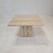 Italian Coffee or Side Table in Travertine, 1980s, Image 9