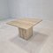 Italian Coffee or Side Table in Travertine, 1980s, Image 4