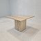 Italian Coffee or Side Table in Travertine, 1980s, Image 6