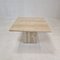Italian Coffee or Side Table in Travertine, 1980s, Image 3