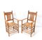 Two Elm Art Nouveau Armchairs by Willem Penaat, 1900s, 1890s, Set of 2, Image 2