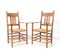 Two Elm Art Nouveau Armchairs by Willem Penaat, 1900s, 1890s, Set of 2 5