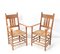 Two Elm Art Nouveau Armchairs by Willem Penaat, 1900s, 1890s, Set of 2 1