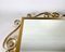 Hollywood Regency Style Wall Mirror with Forged Brass Frame, Belgium, 1960s, Image 3