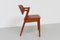 Vintage Danish Modern Teak Model 42 Chair by Kai Kristiansen for Schou Andersen, 1960s 6