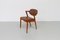 Moderner dänischer Vintage Modell 42 Stuhl aus Teak von Kai Kristiansen für Schou Andersen, 1960er 3