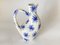Porcelain Pitcher with Blue Stars Decor Pattern, France, 1960s 8