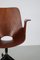 Medea Teak Plywood Swivel Office Chair from Vittorio Nobili, 1950s 12