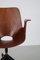 Medea Teak Plywood Swivel Office Chair from Vittorio Nobili, 1950s, Image 12