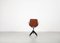 Medea Teak Plywood Swivel Office Chair from Vittorio Nobili, 1950s, Image 5