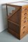 Large Dutch Oak & Glass Shop Counter Cabinet, 1930s 12