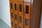 Vintage Dutch Oak Glass Door Locker Cabinet, 1930s 12