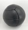 Vintage Black Leather Medicine Ball, 1930s, Image 6