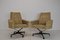 Mid-Century Swivel Armchairs with Wheels, 1970s, Set of 2, Image 4
