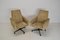 Mid-Century Swivel Armchairs with Wheels, 1970s, Set of 2, Image 3