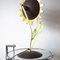 Mid-Century Italian Metal Painted Sunflower Table Lamp, 1970s 8