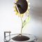 Mid-Century Italian Metal Painted Sunflower Table Lamp, 1970s, Image 8