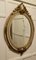 Large French Rococo Style Oval Gilt Wall Mirror, 1950, Image 2