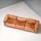 Leather LC3 Grand Confort Three Seat Sofa by Le Corbusier for Cassina, 2010s 5
