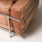 Leather LC3 Grand Confort Three Seat Sofa by Le Corbusier for Cassina, 2010s 7