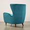 Vintage Lounge Chair in Blue 10