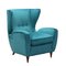 Vintage Lounge Chair in Blue 1