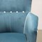 Fauteuil Vintage en Velours, 1950s 6