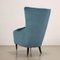 Vintage Lounge Chair in Velvet, 1950s 9