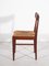 Belgian Teak Dining Chairs with Rattan Seat, 1959 7