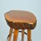 Bar Stools in Burr Wood, 1970s, Set of 2, Image 20