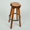 Bar Stools in Burr Wood, 1970s, Set of 2 8