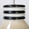 Lámpara colgante vintage de vidrio, años 40, Imagen 5