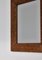Art Nouveau Danish Hand Carved Wall Mirror in Mahogany with Floral Motif, 1930s, Image 4