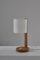 Lampe de Bureau Scandinave Moderne en Chêne et Acrylique attribuée à Luxus, Suède, 1960s 3
