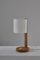 Modern Scandinavian Table Lamp in Oak & Acrylic attributed to Luxus, Sweden, 1960s 3