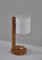 Lampada da tavolo moderna in legno di quercia e acrilico, Scandinavia, attribuita a Luxus, Svezia, anni '60, Immagine 5