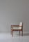 Moderne dänische Safari Stühle aus Eiche & heller Leinwand, Ole Wanscher zugeschrieben, 1960er, 2er Set 10