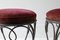 French Iron Stools, 1940s, Set of 2, Image 5