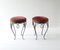 French Iron Stools, 1940s, Set of 2, Image 2