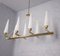 Large Italian Chandelier with 8 Lights, 1960s, Image 1