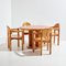 Pine Dining Table & Chairs by Rainer Daumiller for Hirtshals Sawmill, 1980s, Set of 5 1