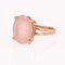 18 Karat Rose Gold & Pink Quartz Ring, 1960s 8