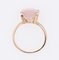 18 Karat Rose Gold & Pink Quartz Ring, 1960s 13