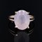 18 Karat Rose Gold & Pink Quartz Ring, 1960s, Image 5