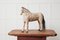 Antikes schwedisches Volkskunst-Pferd aus handgeschnitztem Holz 5