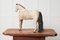 Antikes schwedisches Volkskunst-Pferd aus handgeschnitztem Holz 4