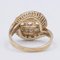 Vintage 14k Yellow Gold Diamond Ring, 1970s, Image 5