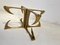 Coffee Table in Sculptural Bronze attributed to Willy Daro, 1970s 12