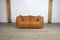 Le Bambole 2-Seater Sofa in Cognac Leather by Mario Bellini for B&B Italia, 1970s 4